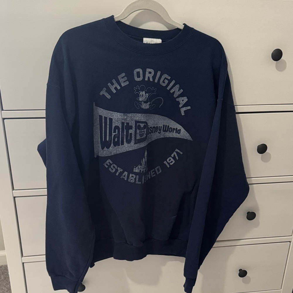Disney Parks Navy Sweatshirt